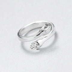 Silver Hug Ring